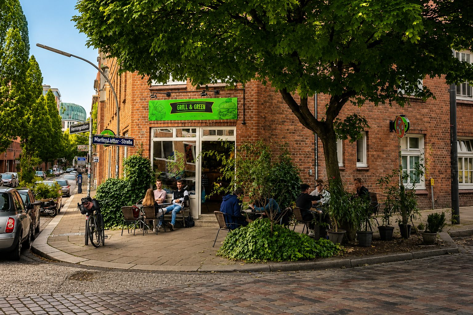 Grill & Green Restaurant Ambiente in Hamburg